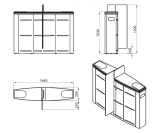 CAME SLIDING GATE SG55 001SG55MS фото