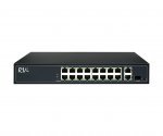 RVi-1NS16F-3H сетевой 16 портовый коммутатор с питанием по poe