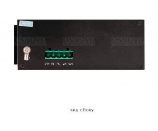 OSNOVO SW-40501/IC промышленный PoE коммутатор Fast Ethernet на 6 портов фото