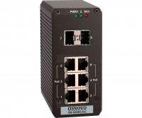 OSNOVO SW-60602/ILC промышленный управляемый (L2+) PoE коммутатор на 8 портов