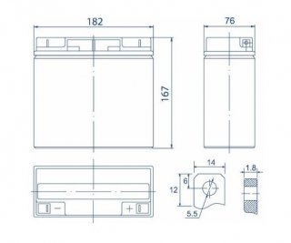 Battbee BT 1218 аккумулятор фото